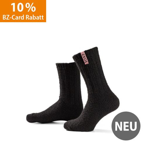 SOXS Damensocken - Dunkel, Schafwolle, Gr. 37-41