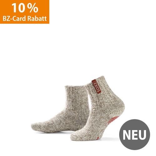 SOXS Kindersocken Anti Rutsch - Schafwolle, Gr. 30-34