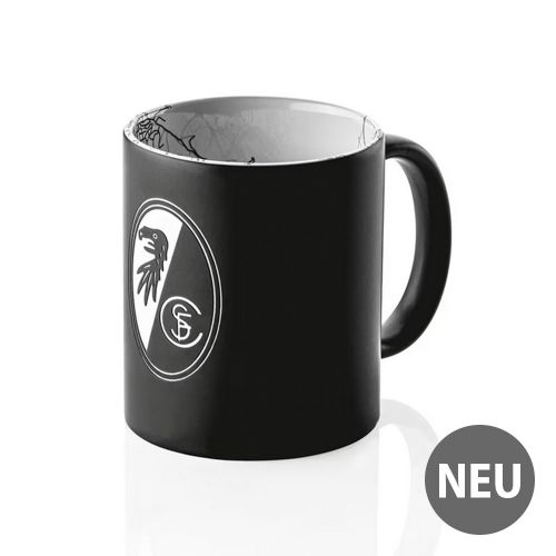 SC Freiburg - Tasse "Wappen", schwarz