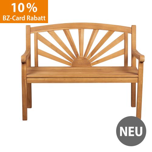 Produktbild zum Produkt 'Teak-Gartenbank "Sonne"'