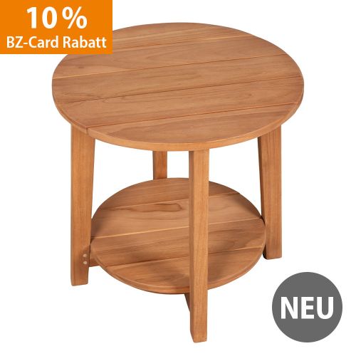 Produktbild zum Produkt 'Beistelltisch "Milton" rund, Teak'