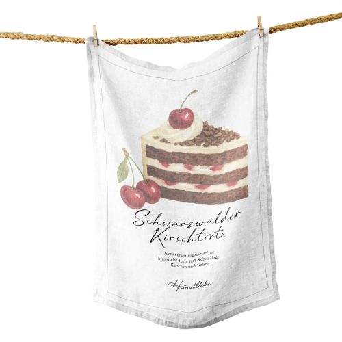 Produktbild zum Produkt 'Geschirrtuch "Kirschtorte"'