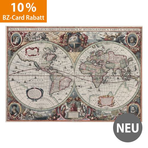 Holzpuzzle – „Antike Weltkarte“