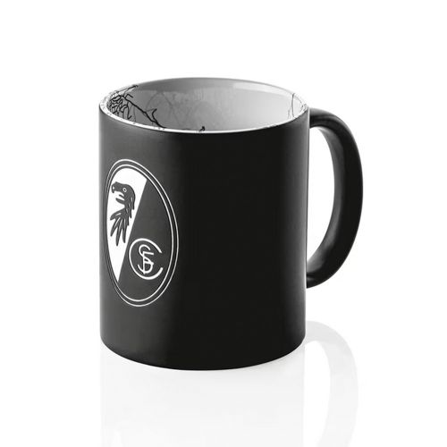 Produktbild zum Produkt 'SC Freiburg - Tasse "Wappen", schwarz'