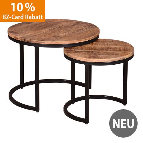 Couchtisch 2er-Set - "Fermo Mango"
