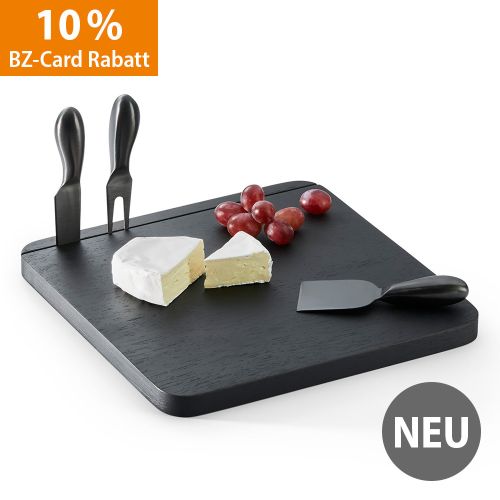 Produktbild zum Produkt 'Käsebrett mit 3 Messern "Fromage"'