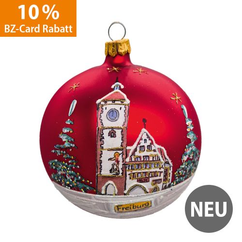 Weihnachtskugel Freiburg-Schwabentor