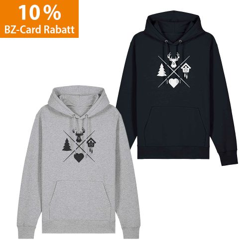 Produktbild zum Produkt 'Hoodie- "Schwarzwald Motive"'