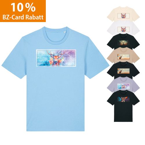 Produktbild zum Produkt 'T-Shirt "Heimatliebe" - Hirsch'