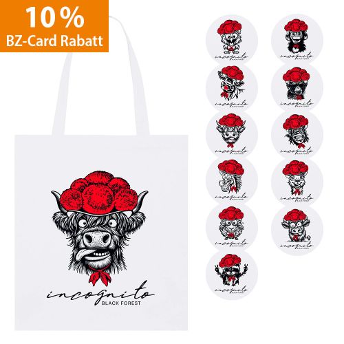 Produktbild zum Produkt 'Einkaufstasche - "Incognito Bollenhut"'