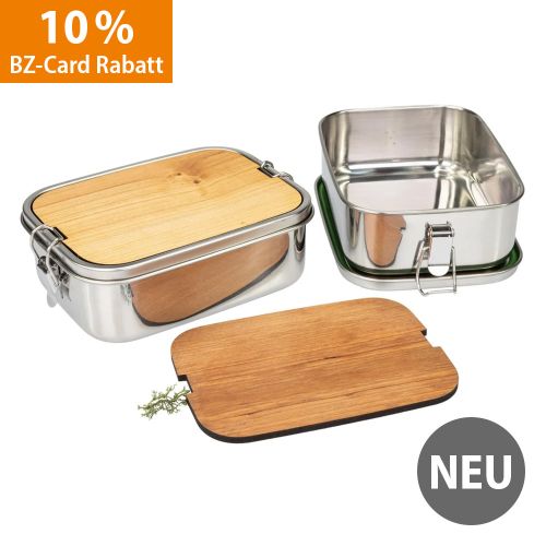 Produktbild zum Produkt 'Brotdose aus Edelstahl'