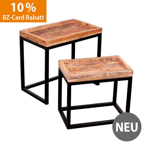Produktbild zum Produkt 'Couchtisch 2er-Set „Lecce Mango“'