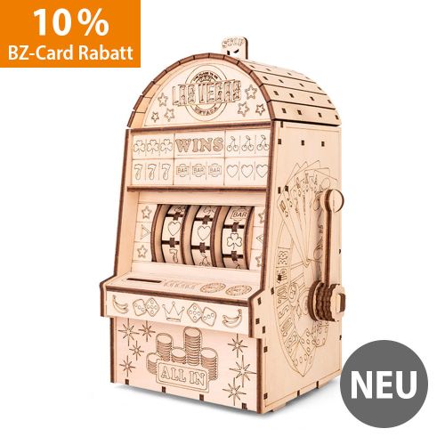 Produktbild zum Produkt '3D-Holzpuzzle, Einarmiger Bandit'