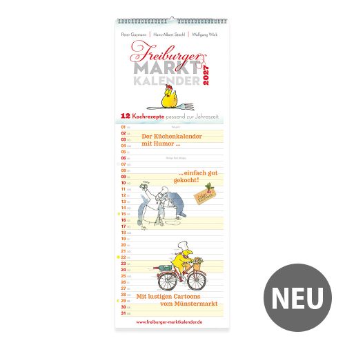 Produktbild zum Produkt 'Freiburger Marktkalender 2027'