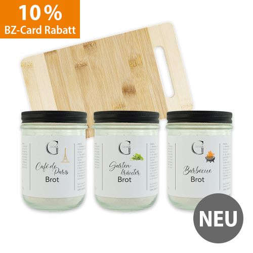 Produktbild zu 'Geschenk-Set „Brot im Glas“'