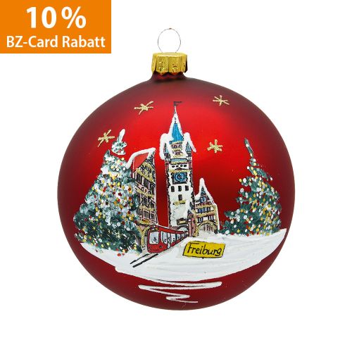 Weihnachtskugel Freiburg-Martinstor
