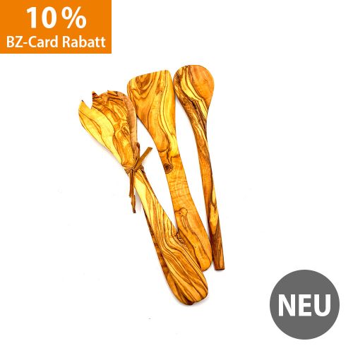 Produktbild zum Produkt 'Küchen-Set aus Olivenholz'