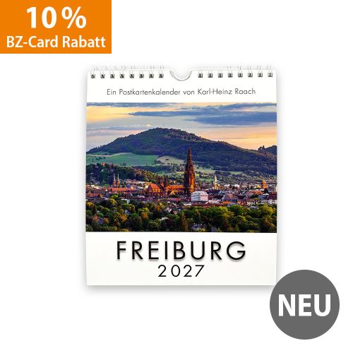 Produktbild zum Produkt 'Postkartenkalender 2027 - Freiburg'