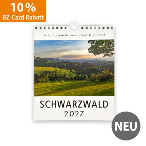Produktbild zum Produkt 'Postkartenkalender 2027- Schwarzwald'