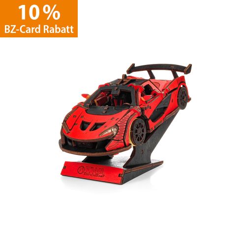 Produktbild zum Produkt '3D-Holzpuzzle, Racing Car rot'