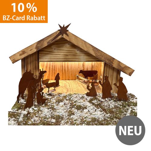 Weihnachtskrippe – „Edelrost“