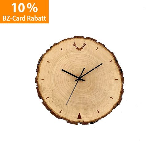 Produktbild zum Produkt 'Wanduhr aus eleganter Erle'
